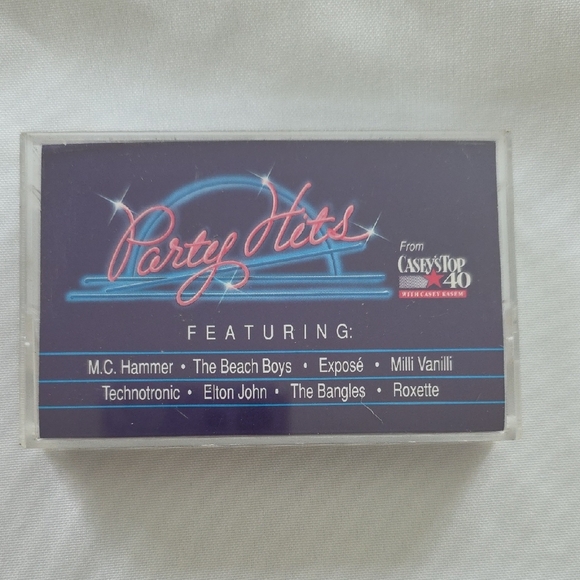 Other - Vintage 1990 Party Hits Cassette Tape Casey Kasem's Top 40 Collection